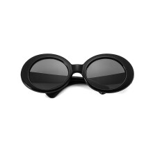 Cat Sunglasses Dogs Sunglass Round Plastic Small Pet-Black