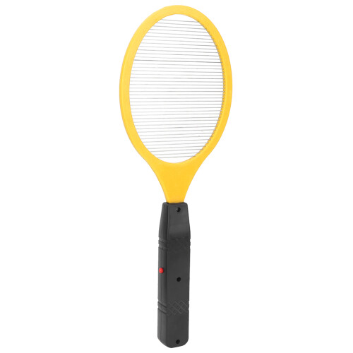 Yellow Battery-Powered Fly Killer Racket with 2000V Shock Protection 2