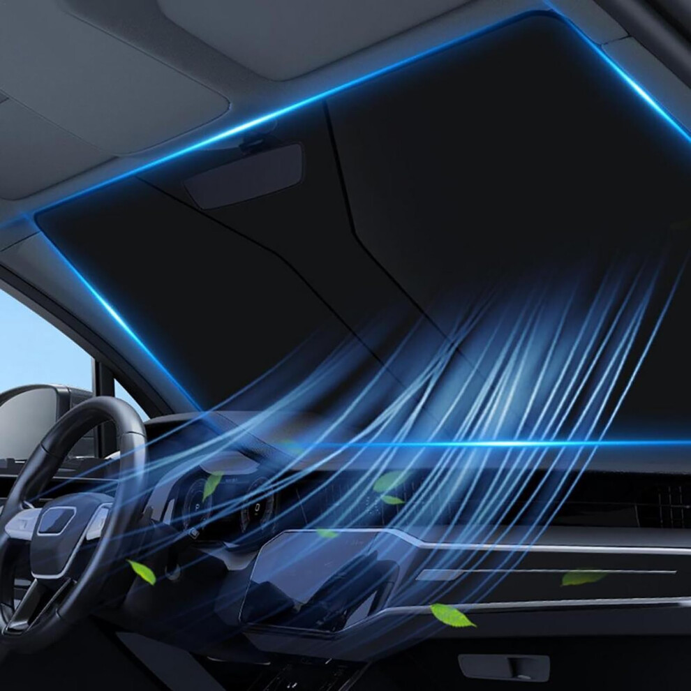 Car Windshield Sunshade Cclass Coupe C203 C204 C205 Cabrio A205 142X80 Cm Foldable Uv Shield Keeps Cooler 9187378654811