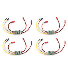 4X TvåVäGs Dubbelriktad 5A ESC Borstad Hastighetsregulator Dual Way ESC 2S-3S Lipo för RC-Modell BilbåT Tank Reservdelar