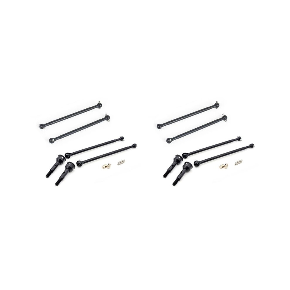 4X Metal Front And Rear Drive Shaft Cvd Dogbone For Zd Racing -10 Dbx10 1/10 Rc Car Upgrade Parts Spare Accessories Black 6032056783181