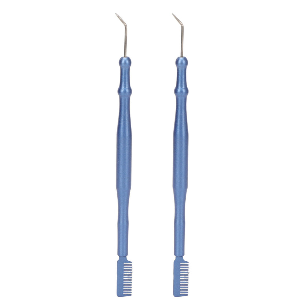 Lash Lift Perm Tint Tool Double Headed Stainless Steel Eyelash Separator Comb With Airtight Jar Storage Dehumidification Effect Portable Leakproof Fo