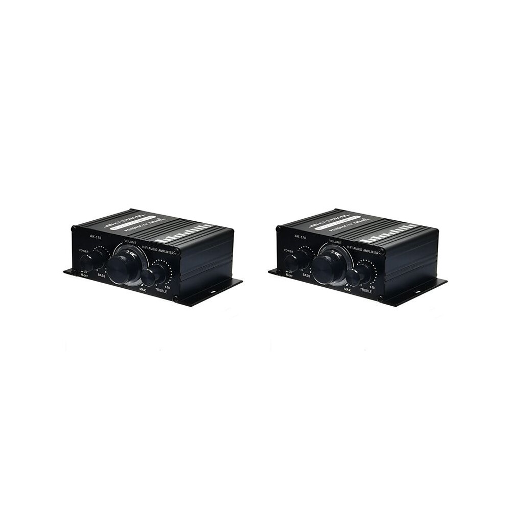 2X Power Amplifier Fm Radio Amplifier 400W Hifi Hifi Audio Power Amplifier Audio Amplifier Ak170 6031840618333