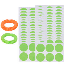Eco-Friendly Mosquito Repellent Bracelets, 32 Pcs Natural Bands, Adjustable And Waterproof, For Picnic Camping Home, Plant Based, Flexible, Great