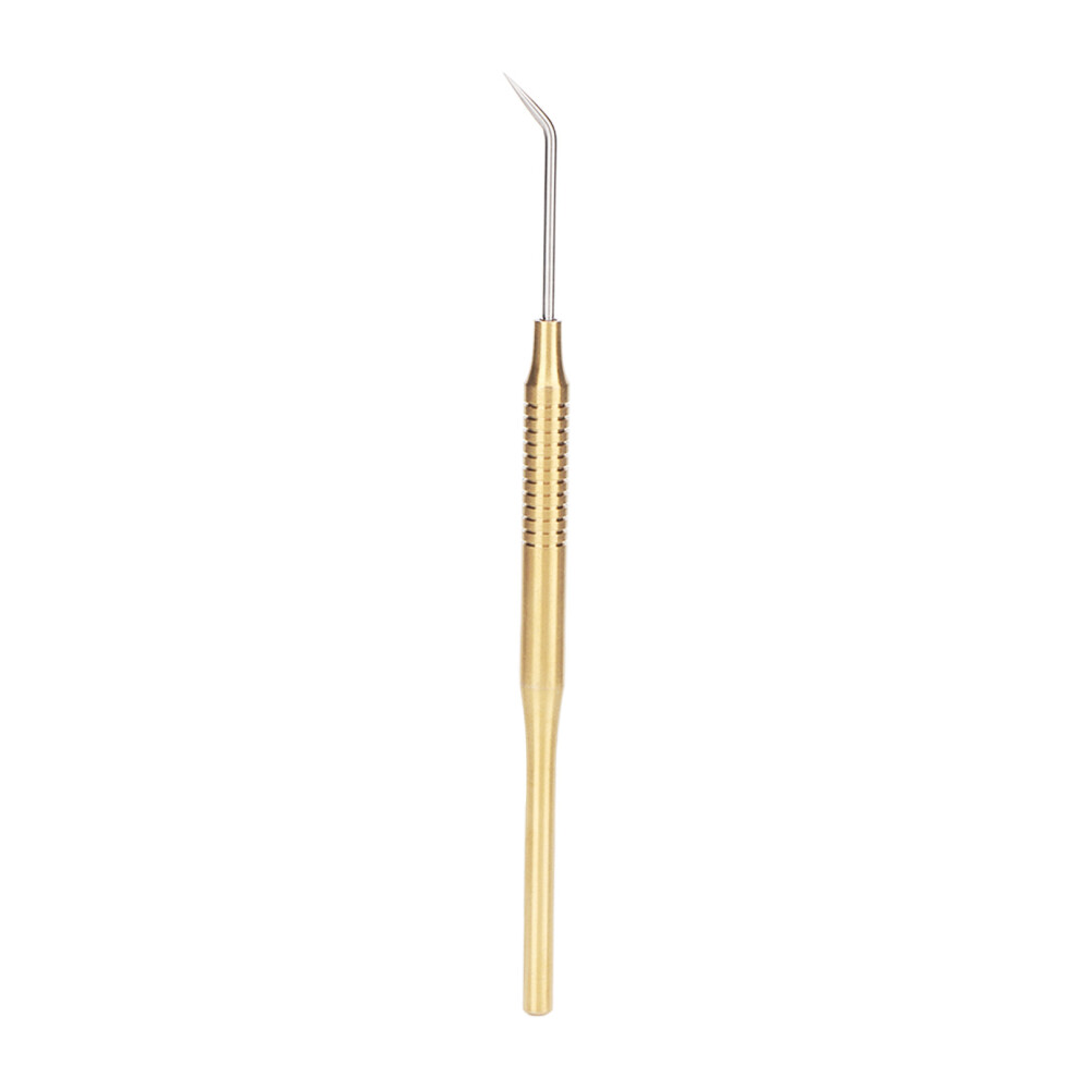 Stylish Eyelash Lift Perm Tool, Stainless Steel Separator with 45-Degree Angle Pick Head for Salon-Grade Lash Perming & Tinting, Portable & Anti-Rust