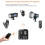 X2TS Wireless Flash Trigger For Sony, Bluetooth App Control, 1/8000s HSS, Transmitter For Sony Alpha Cameras 3
