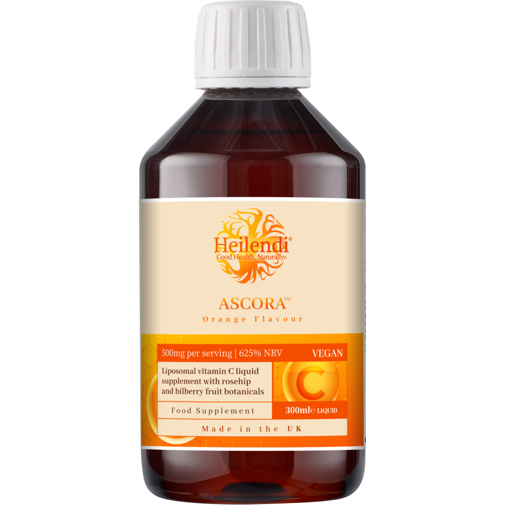 Heilendi Orange Ascora Liposomal Vitamin C Liquid Flavour 300Ml