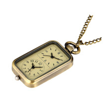 Vintage Design Pocket Watch Pendant for Birthday Gifts Fathers Day Chr