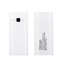 DIY Powerbank-Gehäuse, lötfrei, LED-Anzeige, 98*43*25 mm, ABS-Kunststoff