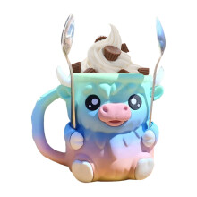 Highland Cow Ice Pint Holder For 16oz Ben  Jerry's  NonSlip Ice Cream Cup Holder, Cute Dessert Container