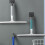Multifunctional Plastic Squeegees For Window Cleaning Lightweight Grey Hangable Shower Door Squeegees 2