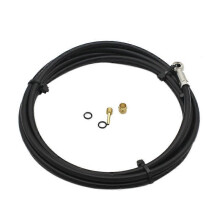 Fiets hydraulische remkoper, 2 meter, compatibel met MT4/MT5/MT6/MT7/MT8 Zwart