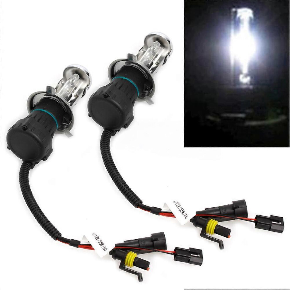 H4 Xenon Headlights, H4 6000K 2-Pack, Waterproof And Shockproof 35W 12V 6901508000643