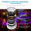 Bluetooth Draagbare Luidspreker Wit Bluetooth 5.0 7-Kleurige Verlichtingeffecten TWS Stereo 5