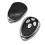Garage Door Remote Control, 2 Pack 433MHz Rolling Code (Black Silver), Wireless Installation 4