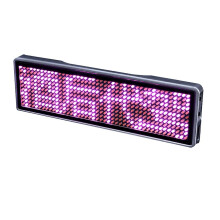 LED Display 93*23mm Bluetooth DIY Programmable Pink for Party Concert Scrolling Subtitle