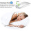 Wireless Bluetooth Mouse for MacBook iPad Laptop 3 Adjustable DPI 450mAh Rechargeable Silver 3
