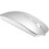 Wireless Bluetooth Mouse for MacBook iPad Laptop 3 Adjustable DPI 450mAh Rechargeable Silver 1