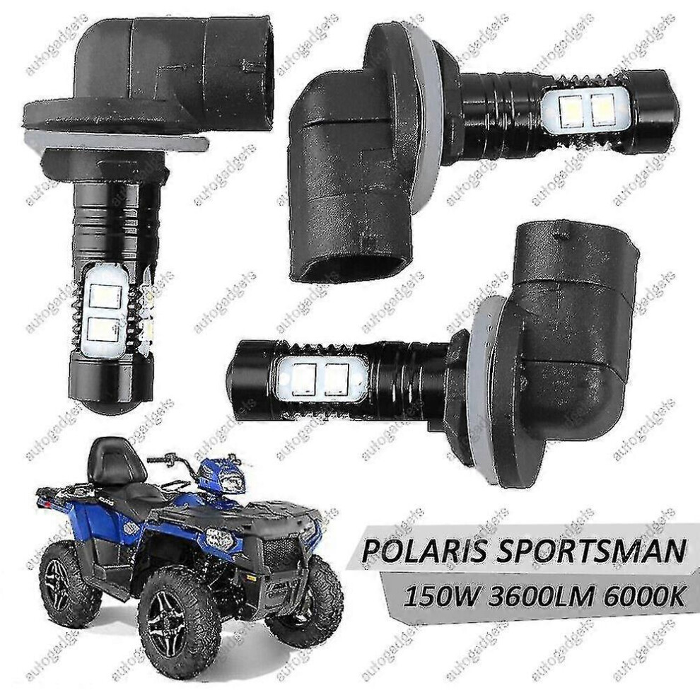Led Headlight Bulbs, Compatible With Polaris Sportsman 850/800/700/500, 3-Pack 6000K 50W 3600Lm 6901508005488