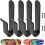 Snowboard Wall Mount Clips, 4pcs, Rubber Coated Rustproof and Durable 1