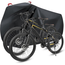 Copertura per biciclette, taglia XL per 1-2 biciclette, tessuto Oxford 210D impermeabile e antiraso con foro per lucchetto