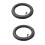 Câmara Interna de Scooter de 8 Polegadas 8X1 1/4 Válvula Curva 2 Pacotes Preto para Bicicleta Pasta Scooter Elétrico 1