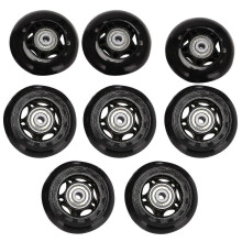 Inline-Skate-Räder, 8er-Pack 64mm 82A, PU abriebfest und leise