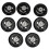 Γ륙ροι τροχοί inline, πακέτο 8 τεμαχίων 64mm 82A, PU ανθεκτικό στην τριβή και ήσυχο 1