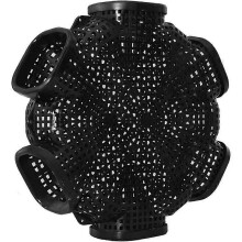 Trappola per gamberi di plastica nera 363612 cm per catturare gamberi d'acqua dolce, granchi e anguille