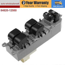 Electric Window Master Switch, Suitable for Toyota Corolla 2006-2013, Right-Hand Drive Black