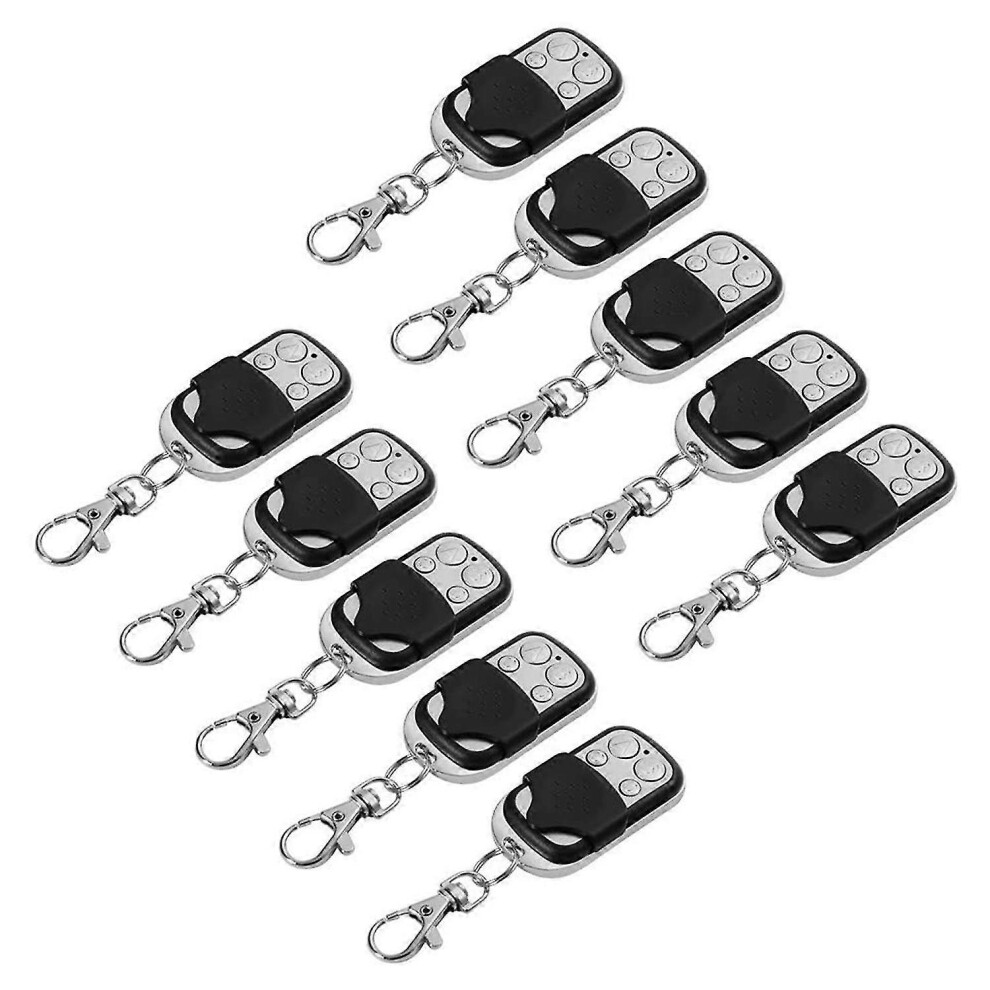 Garage Door Remote Control, 10 Pack 433Mhz, Compatible With 2262/2260/1527 Chips 6901508009554