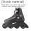 Γ륙ροι τροχοί inline, πακέτο 8 τεμαχίων 64mm 82A, PU ανθεκτικό στην τριβή και ήσυχο 2