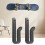 Ski Board Wall Rack, 2pcs, Rubber Coated Rustproof Steel Material 2
