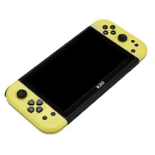 Handheld-Spielkonsole X80 16GB 7-Zoll-Bildschirm 20000+ Spiele Gelb