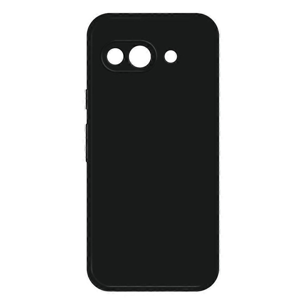 Liquid Silicone Phone Case For Google Pixel 9A Wear Resistant Scratch Proof Black 6901508012899