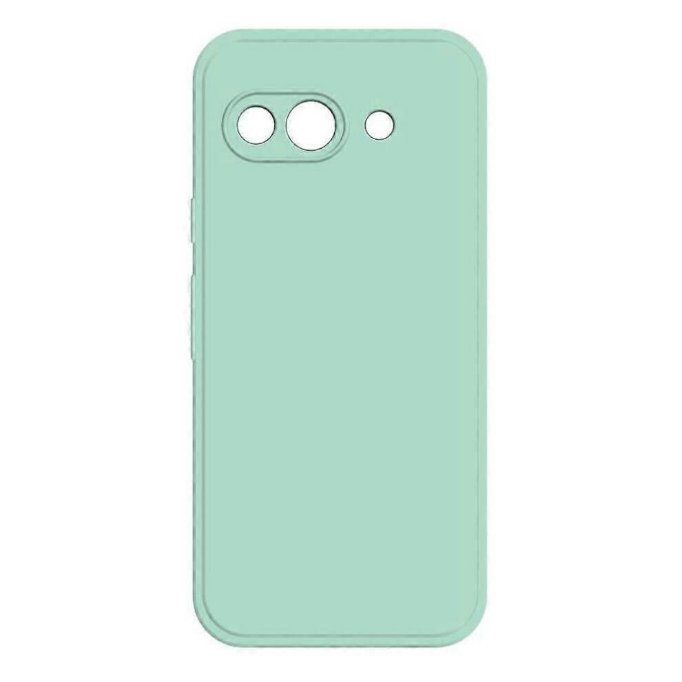 Liquid Silicone Phone Case For Google Pixel 9A, Wear-Resistant Scratch-Proof And Easy To Carry Light Cyan Blue 6901508012783