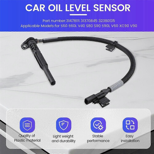 Sensore del livello dell'olio per S60/S60L/V40 ecc. Materiale plastico nero 2