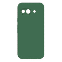 Capa de Silicone Líquido para Google Pixel 9a Verde Escuro Resistente a Arranhões Resistente ao Desgaste Fácil de Transportar