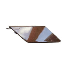 Rückstoßfänger-Towing-Hook-Lochabdeckung für XC60 2018-2023 ABS-Material Ahornbraun