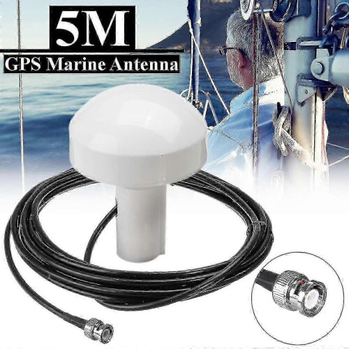 Αντέννα Ναυτιλιακής Ναύπηξης GPS με Πρίζμα BNC 5M 1575MHz Υψηλό Κέρδος Ανύδρομη 1