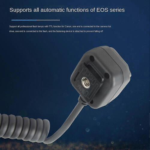 Off-camera Flash Sync Cord for Canon EOS 580EX II 550EX 430EX with TTL Function 1.2 Meters 2