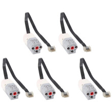 Bouwstenen Motoraccessoires voor Wedo 2.0 5 Stuks Grijs Wit Zwart met Instelbare Snelheid