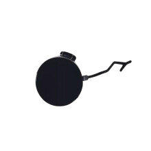Rear Bumper Tow Hook Cover, Suitable for Porsche Cayenne 2011-2014 (Black Rear Passenger Side), Plastic Direct Replacement Part