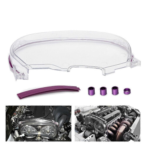 Capa transparente do eixo de cames para Mitsubishi Lancer Evolution 4-8 motor 4G63 resistente a alta temperatura e corrosão 1