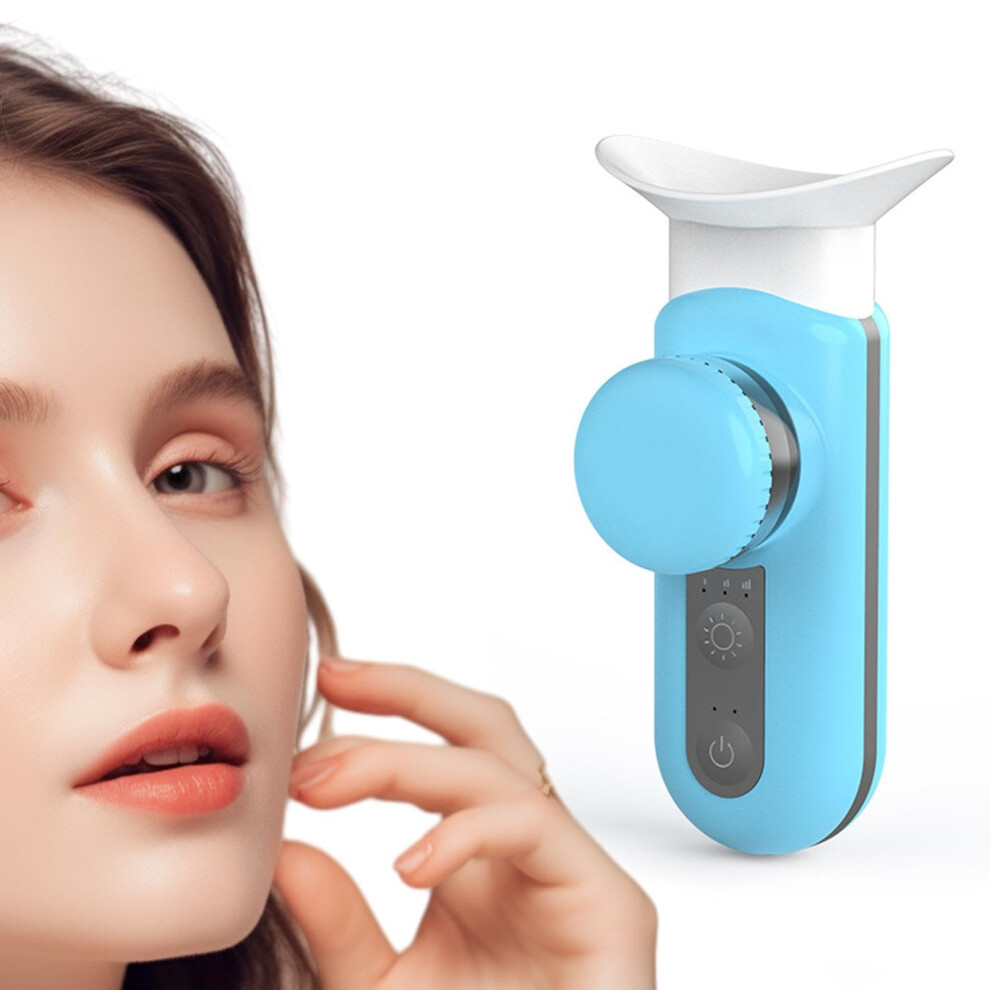 Nano Heated Eye Mist Sprayer, Electric Moisturizer For Dry Eyes, Portable Droplet Steamer, Revitalize Eye Area, Blue