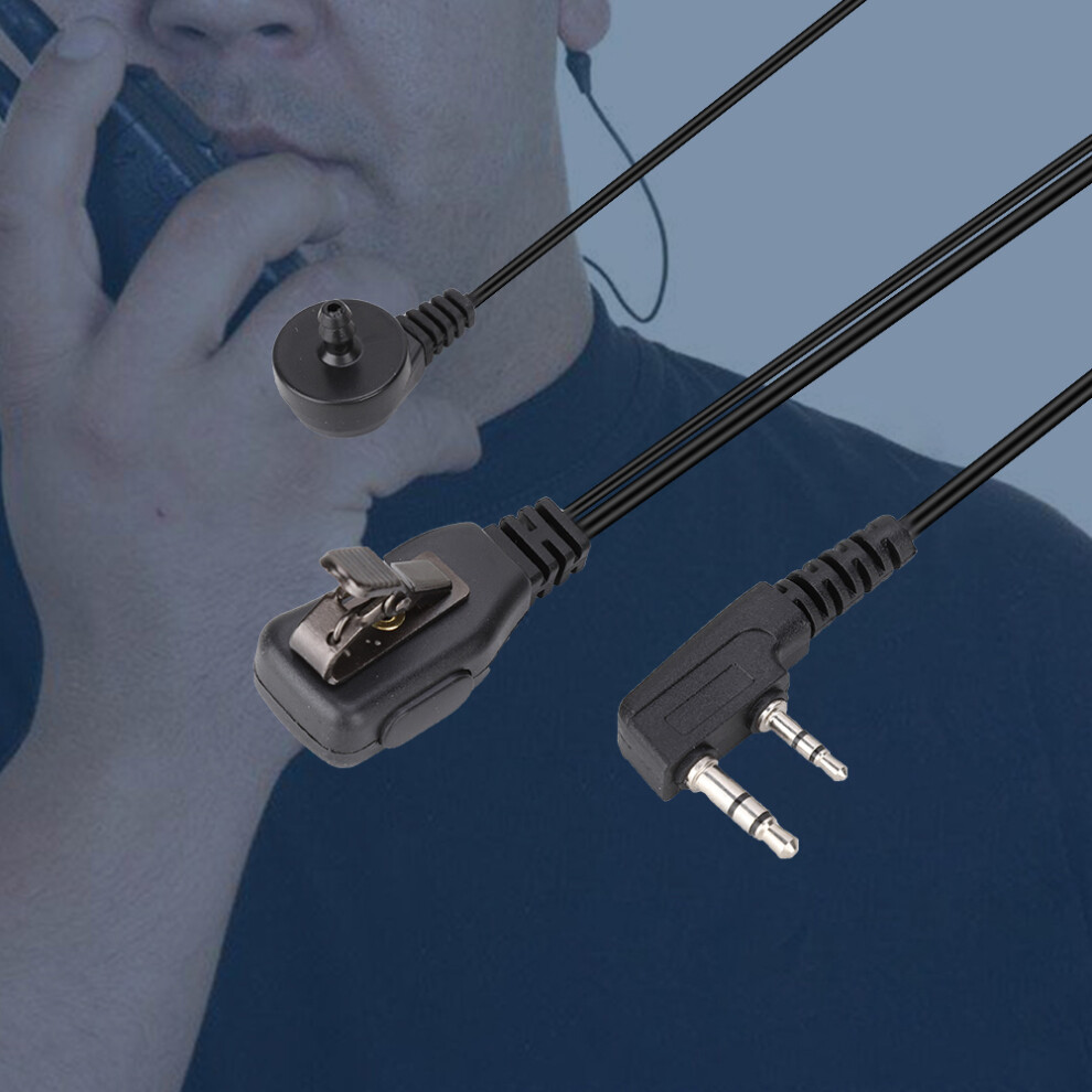 Radio Earpiece With Ptt Mic For Walkie Talkie Tk3107 Uv-5R Bf-888S Gt-3 Models 7621377754490