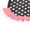 Chicken Saddle Apron Feather Fixer with Elastic Straps Black/White Dots, 22x20cm 6