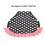 Chicken Saddle Apron Feather Fixer with Elastic Straps Black/White Dots, 22x20cm 5