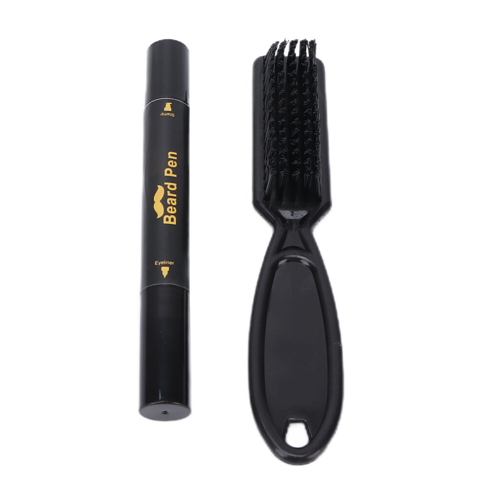 Natural Finish Beard Pen For Men Sweat Proof Waterproof Facial Hair Enhancement Long Lasting Easy To Apply Patchy Beard Coverage Adjustable Beard