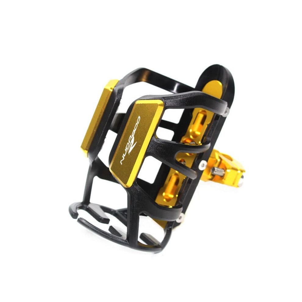 Motobike Bottle Cages For Motorcycle Cnc Beverage Water Bottle Cup Holder Mount Gold 9094768599396
